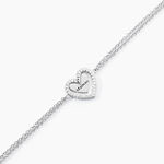 Bracelet Gloria Argent Blanc Oxyde De Zirconium - Bracelets fantaisie Femme | Marc Orian