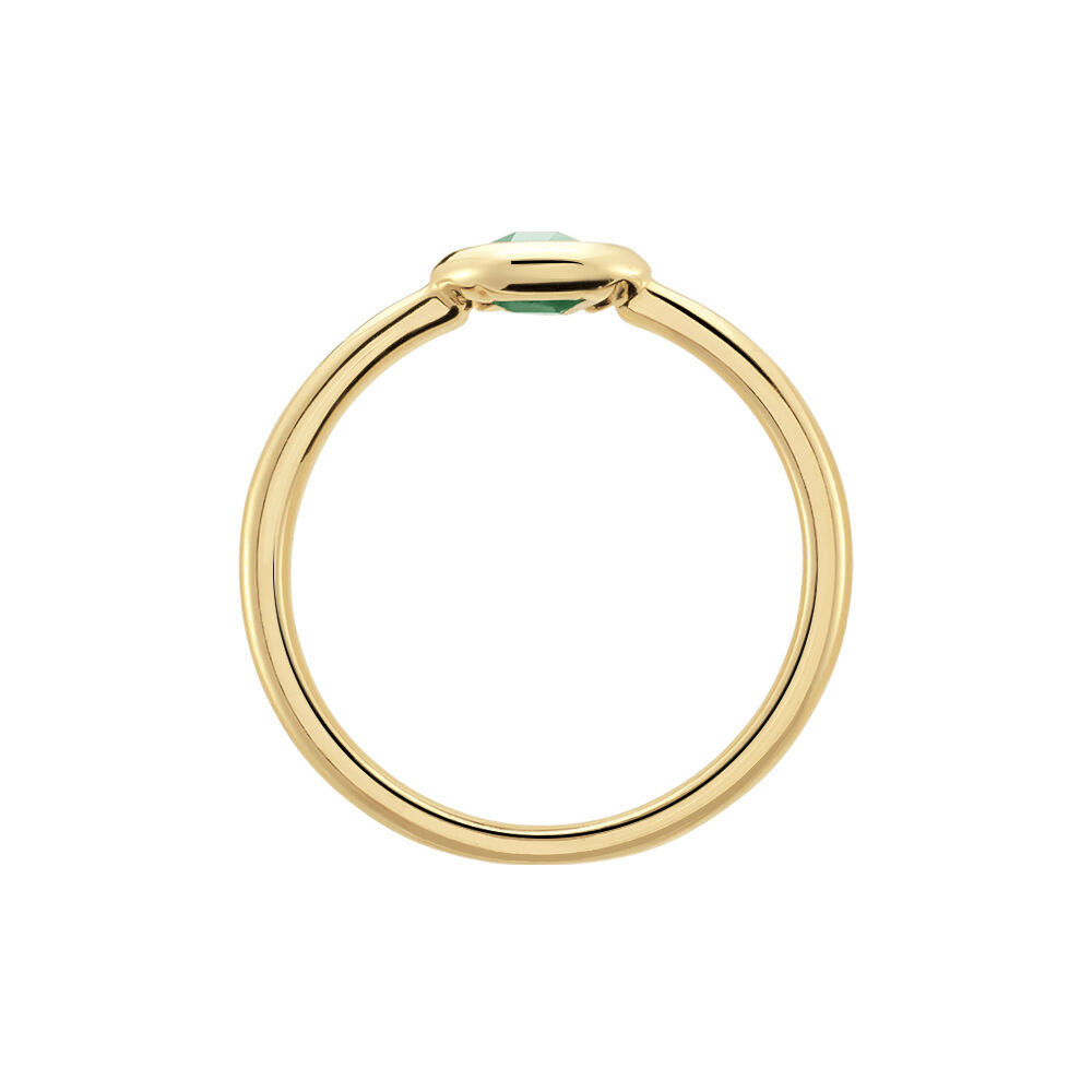 Bague Plaqué Or Leesa Pierre Synthétique - Bagues avec pierre Femme | Marc Orian