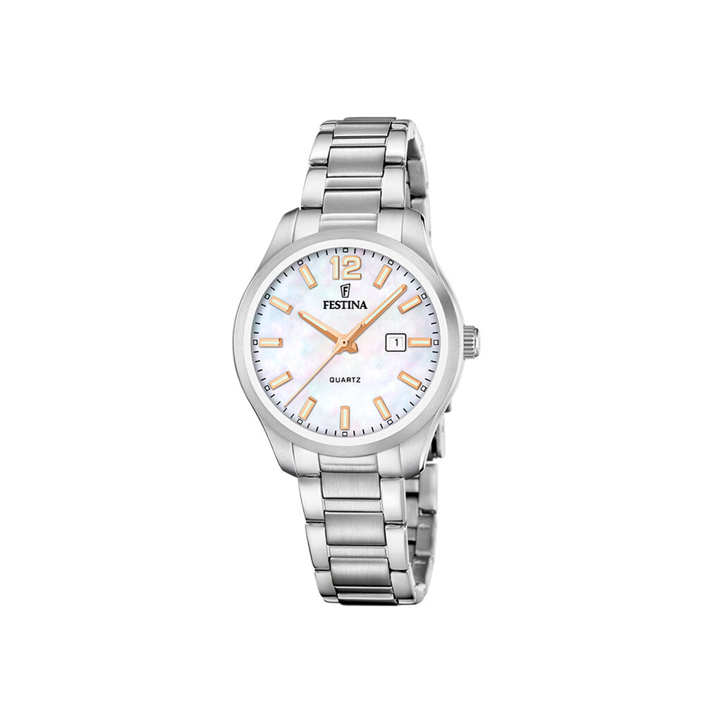 Montre Festina Classics 34 Nacre Blanche - Montres &eacute;tanches Femme | Marc Orian