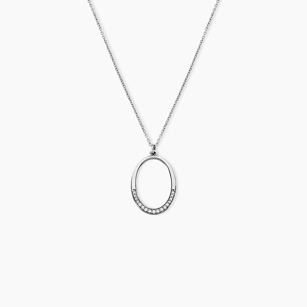 Collier Bethilda Argent Blanc Oxyde De Zirconium - Colliers avec pierres Femme | Marc Orian