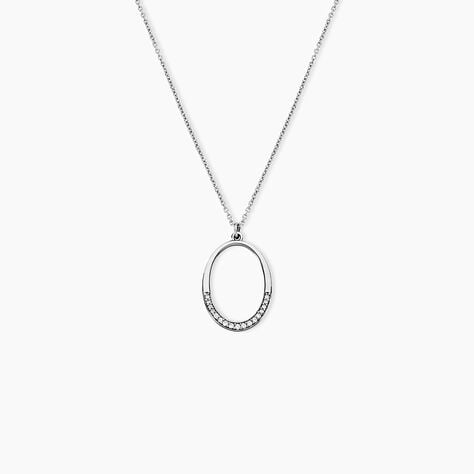 Collier Bethilda Argent Blanc Oxyde De Zirconium - Colliers avec pierres Femme | Marc Orian