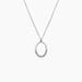 Collier Bethilda Argent Blanc Oxyde De Zirconium - Colliers avec pierres Femme | Marc Orian