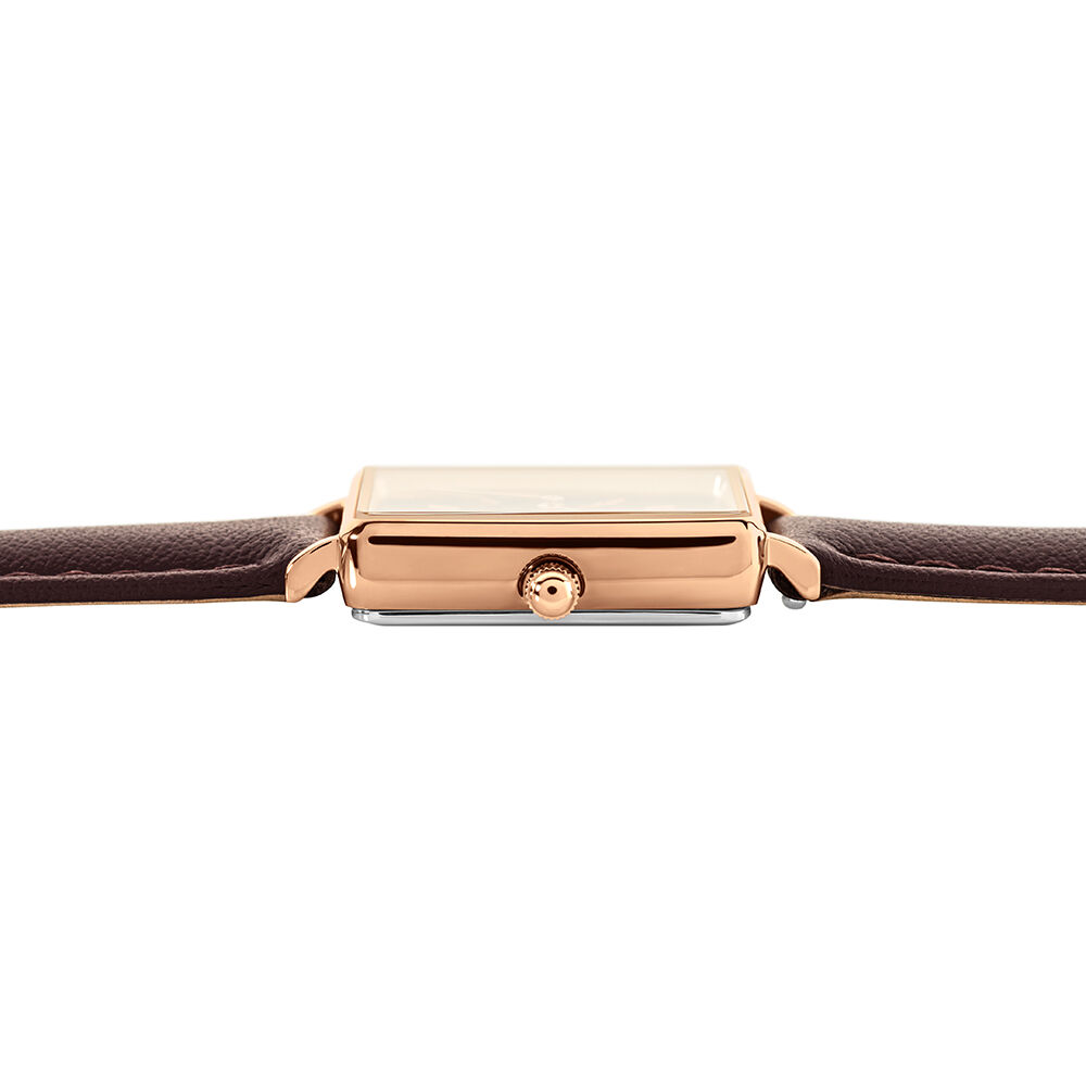 Montre Rosefield Boxy Xs Bordeaux - Montres &eacute;tanches Femme | Marc Orian