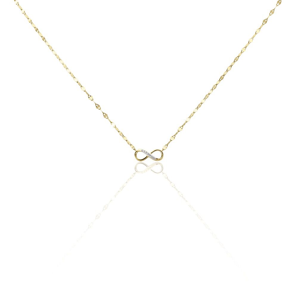 Collier Or Jaune Abegail Diamants - Colliers avec pierres Femme | Marc Orian