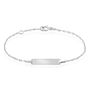 Bracelet Identité Gaspardine Maille Forçat Or Blanc