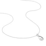 Collier Absa Argent Blanc Oxyde De Zirconium - Colliers avec pierres Femme | Marc Orian