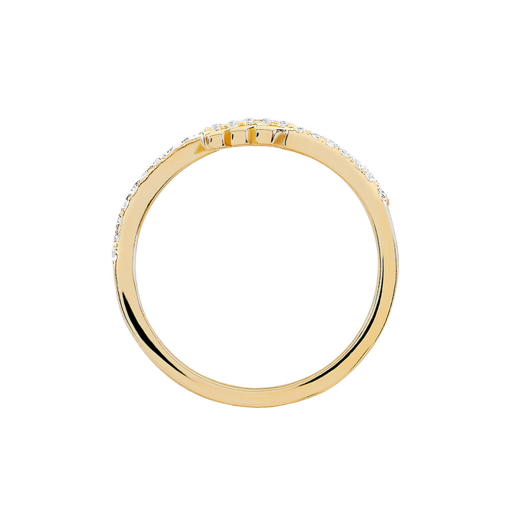 Bague Lidye Plaqu&eacute; Or Jaune Oxyde De Zirconium - Bijoux fantaisie Femme | Marc Orian