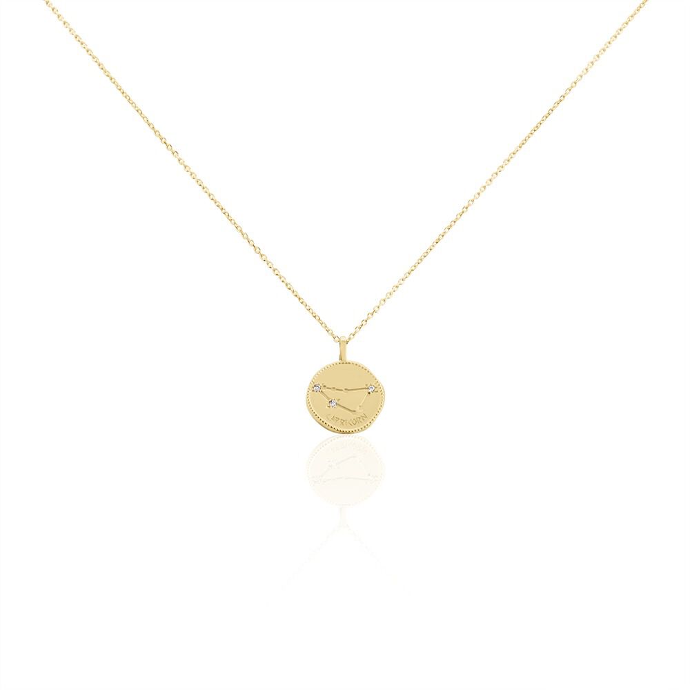 Collier Iago Plaqu&eacute; Or Oxydes De Zirconium - Colliers avec pierres Femme | Marc Orian