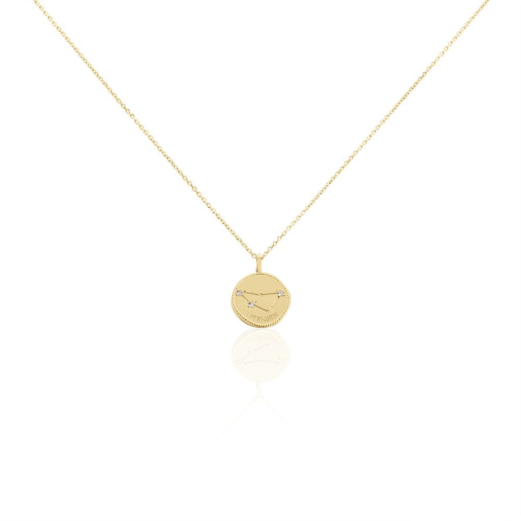 Collier Iago Plaqu&eacute; Or Oxydes De Zirconium - Colliers avec pierres Femme | Marc Orian