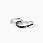 Bague Loriana Or Blanc Diamant - Bagues pierres pr&eacute;cieuses Femme | Marc Orian