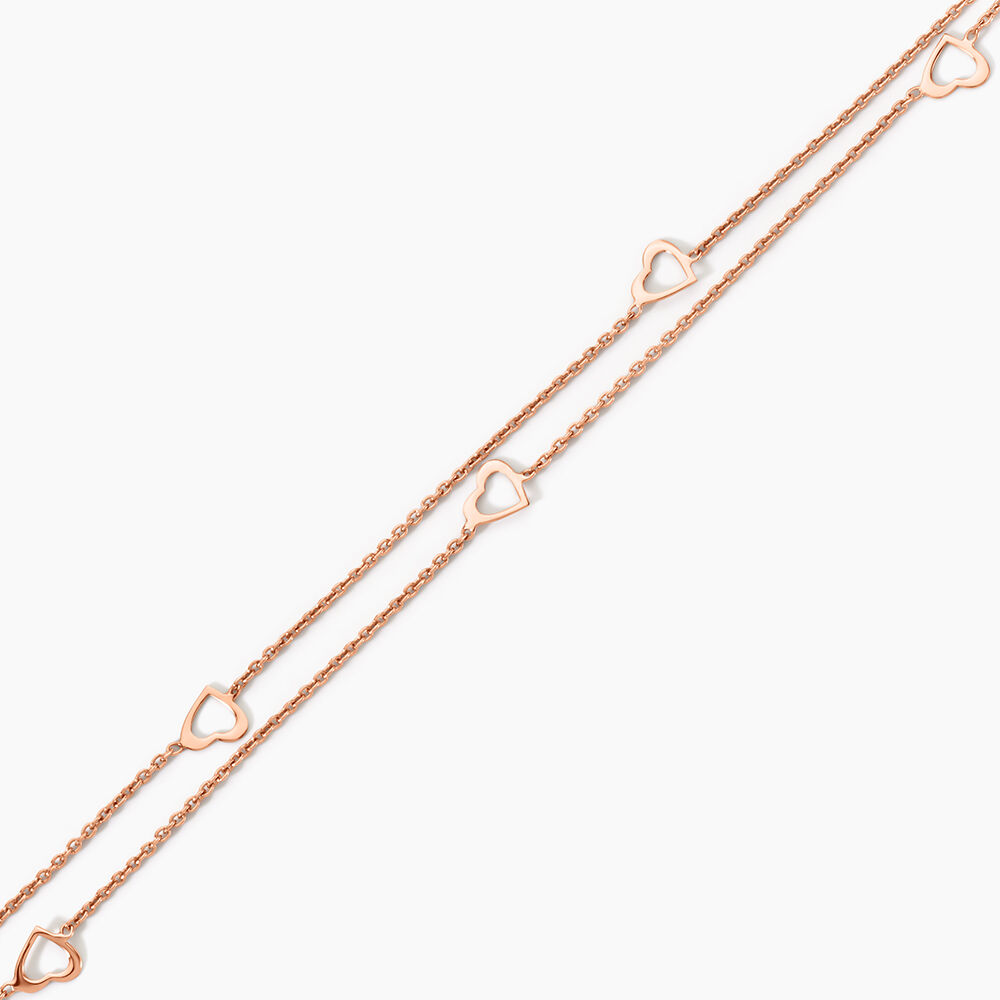 Cha&icirc;ne De Cheville Daria Argent Rose - Chaines de cheville Femme | Marc Orian