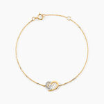 Bracelet Eliana Or Jaune Oxyde De Zirconium - Bracelets cha&icirc;nes Femme | Marc Orian