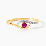 Bague Or Jaune Karmele Rubis - Bagues vintage Femme | Marc Orian
