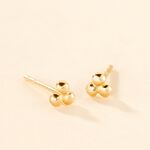 Boucles D'oreilles Puces Glen Or Jaune - Puces Femme | Marc Orian
