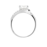 Bague Melisse Argent Blanc Oxyde De Zirconium - Solitaires Femme | Marc Orian