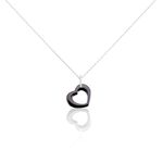 Collier Elodie Argent Blanc Oxyde De Zirconium Et C&eacute;ramique - Colliers avec pierres Femme | Marc Orian