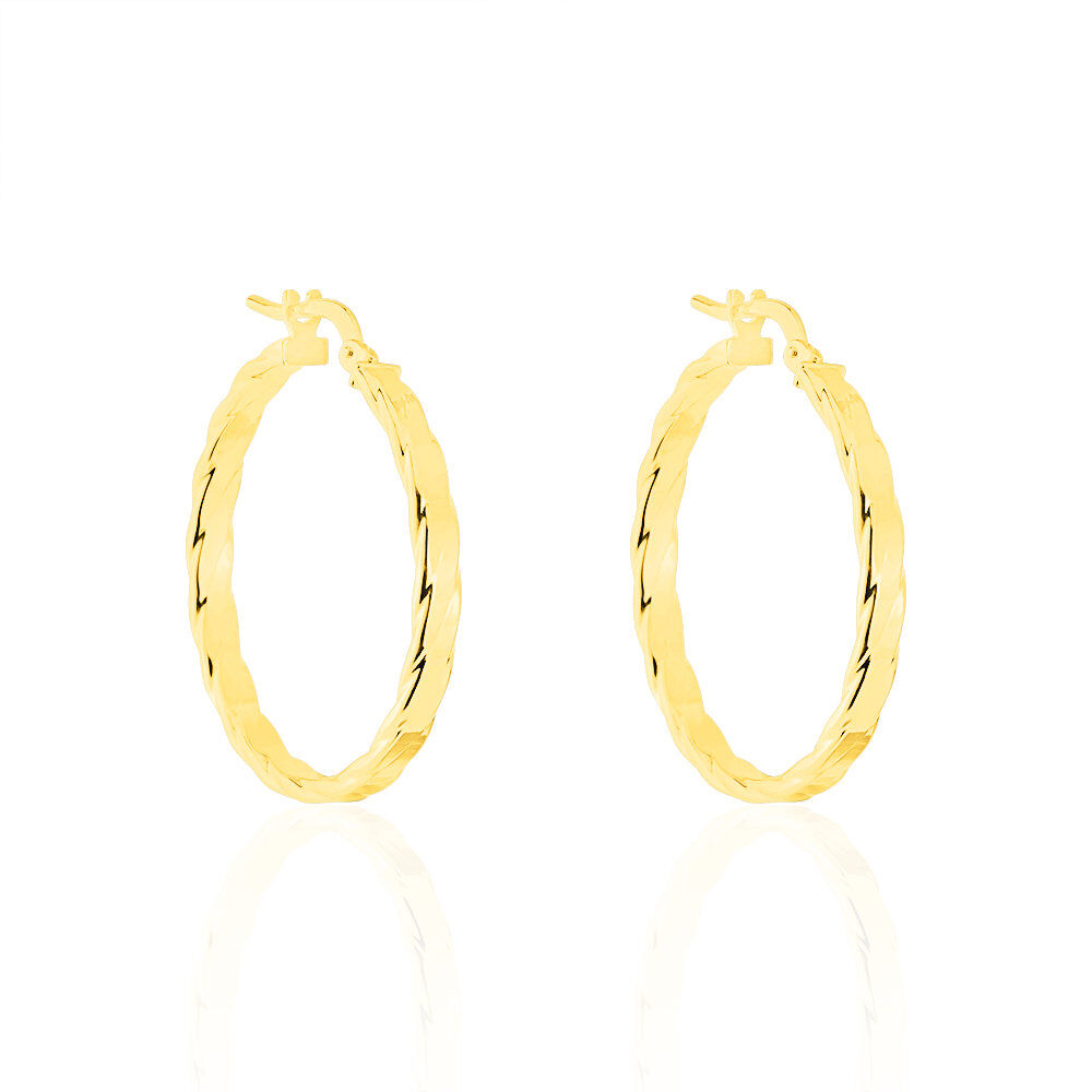 Cr&eacute;oles Deniz Or Jaune - Cr&eacute;oles Femme | Marc Orian