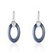 Boucles D'oreilles Pendantes Peer Argent Blanc Oxyde De Zirconium - Pendantes Femme | Marc Orian
