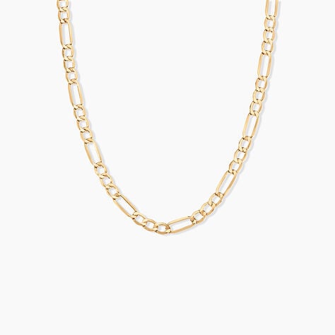 Collier Or Jaune Maille Alternée 1/3 - Chaines Femme | Marc Orian
