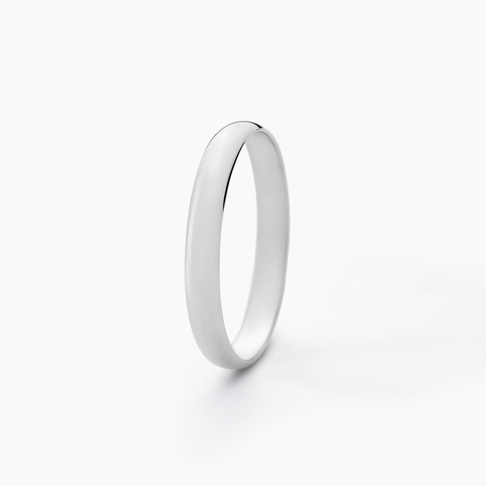 Alliance Meredithe Or Blanc - Alliances duo Unisex | Marc Orian