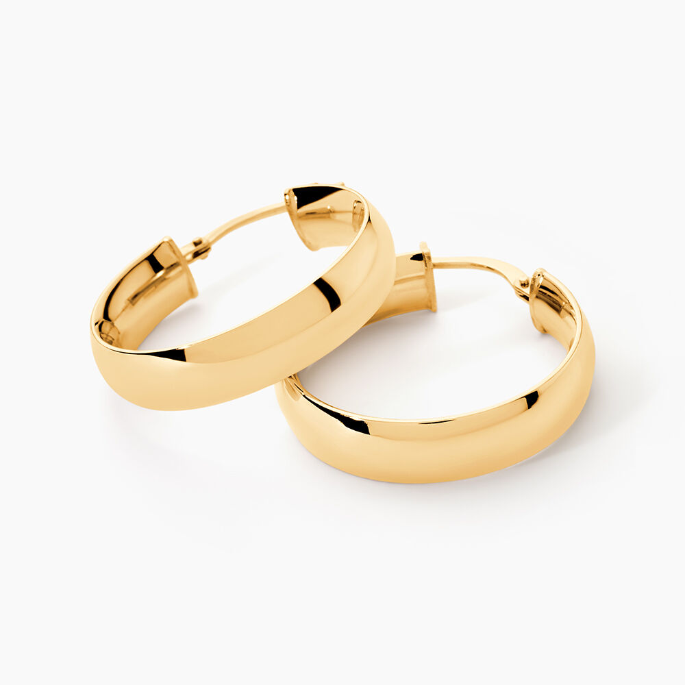 Cr&eacute;oles Terezia Or Jaune - Cr&eacute;oles Femme | Marc Orian