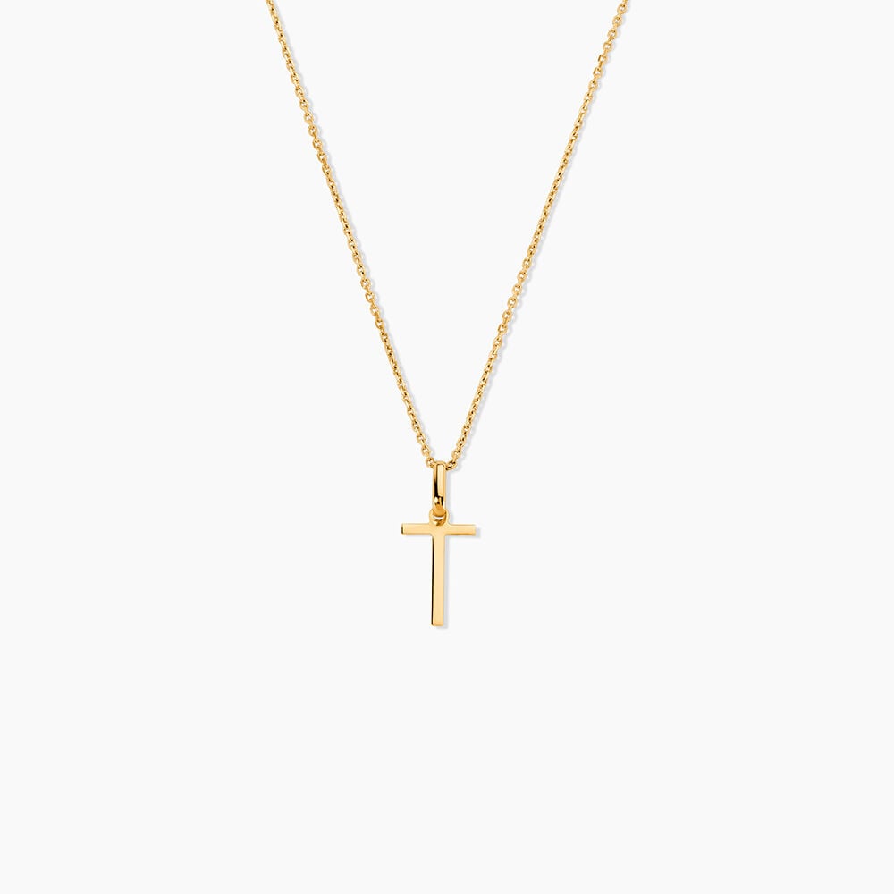 Pendentif Ionia Lettre Or Jaune - Pendentifs Famille | Marc Orian