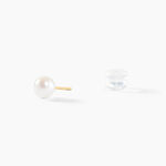 Boucles D'oreilles Puces Suki Or Jaune Perle De Culture - Boucles d'oreilles mariage Femme | Marc Orian