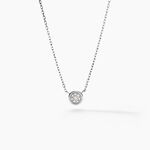 Collier Violanda Or Blanc Diamant - Colliers avec pierres Femme | Marc Orian