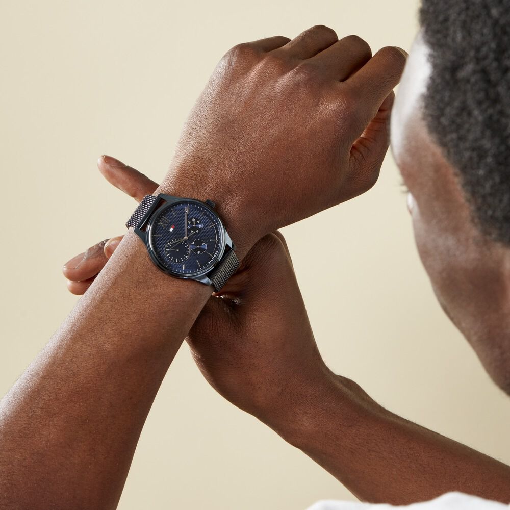 Montre Tommy Hilfiger Damon Bleu - Montres étanches Homme | Marc Orian