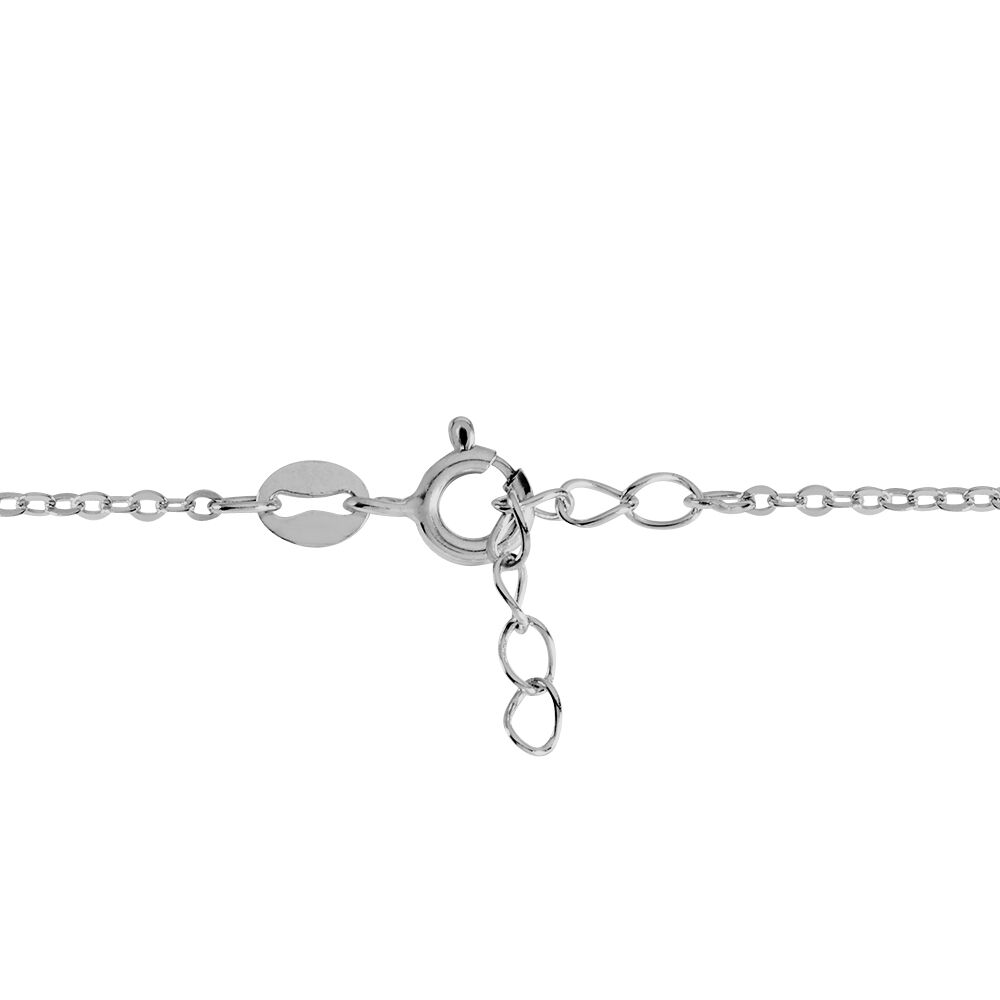 Bracelet Argent Blanc Rowan Oxyde De Zirconium - Bracelets chaînes Femme | Marc Orian