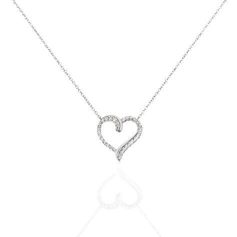 Collier Miliza Argent Blanc Oxyde De Zirconium - Colliers avec pierres Femme | Marc Orian