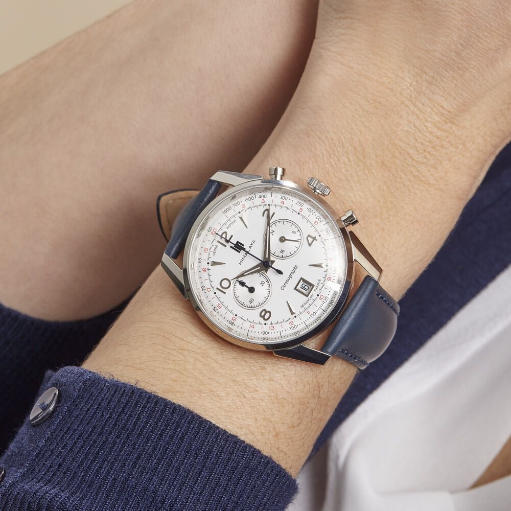 Montre Lip Himalaya Blanc Argenté - Montres classiques Homme | Marc Orian