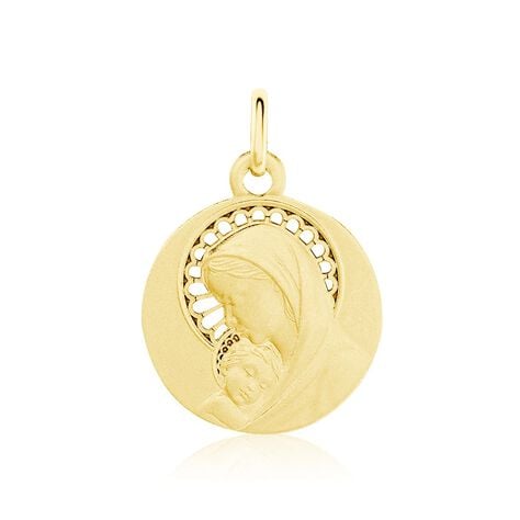 Pendentif Marie Or Jaune - Médailles et médaillons Famille | Marc Orian