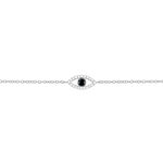 Bracelet Argent Blanc Shemsi Oxyde De Zirconium - Bracelets fantaisie Femme | Marc Orian
