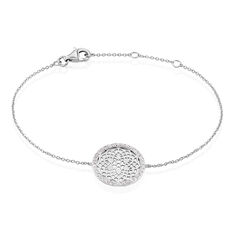 Bracelet Agnete Argent Blanc Oxyde De Zirconium - Bracelets chaînes Femme | Marc Orian