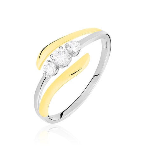 Bague Mayline Or Bicolore Diamant - Parures de mariage Femme | Marc Orian
