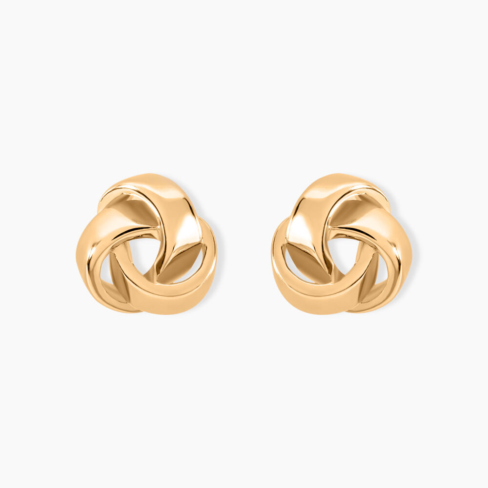 Boucles D'oreilles Puces Marcelina Plaqu&eacute; Or Jaune - Puces Femme | Marc Orian