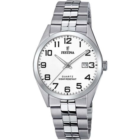 Montre Festina Classics Blanc - Fête des pères Homme | Marc Orian