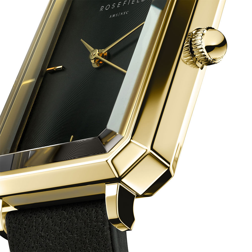 Montre Rosefield Octagon Noir - Montres &eacute;tanches Femme | Marc Orian