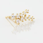 Boucles D'oreilles Puces Delia Or Jaune Oxyde De Zirconium - Puces Femme | Marc Orian