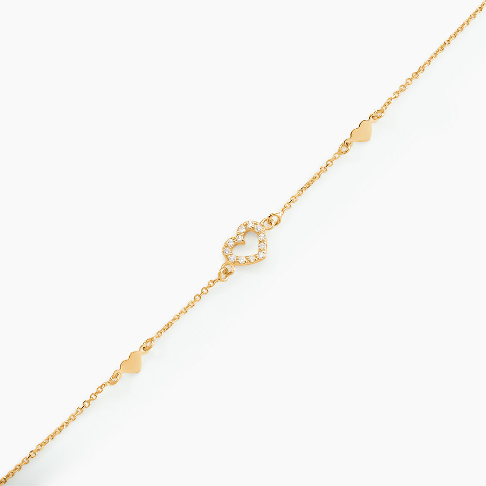 Bracelet Oleanne Or Jaune Oxyde De Zirconium - Bracelets cha&icirc;nes Femme | Marc Orian