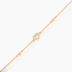 Bracelet Oleanne Or Jaune Oxyde De Zirconium - Bracelets cha&icirc;nes Femme | Marc Orian