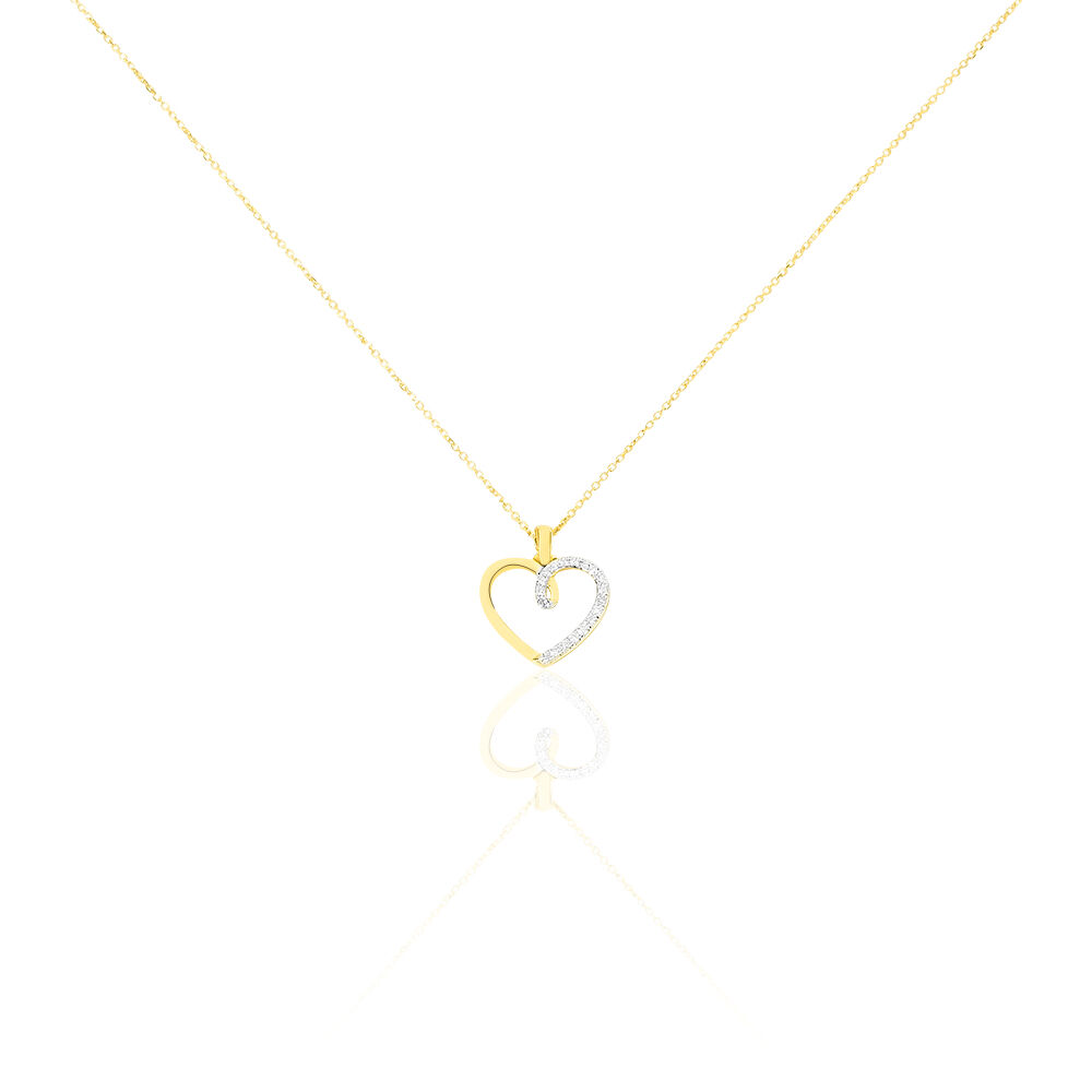 Collier Rhodia Or Jaune Diamant - Colliers avec pierres Femme | Marc Orian