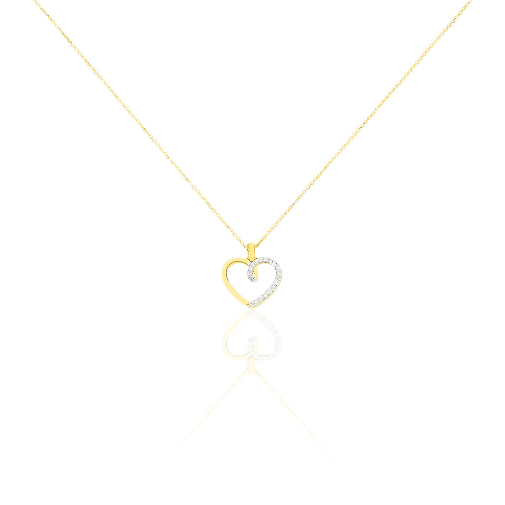 Collier Rhodia Or Jaune Diamant - Colliers avec pierres Femme | Marc Orian