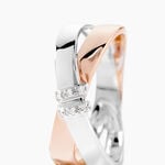 Bague Tonnia Or Bicolore Diamant - Bagues pierres pr&eacute;cieuses Femme | Marc Orian