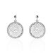 Boucles D'oreilles Pendantes Agnete Argent Blanc Oxyde De Zirconium - Pendantes Femme | Marc Orian