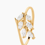 Bague Audrica Or Jaune Oxyde De Zirconium - Bagues avec pierre Femme | Marc Orian