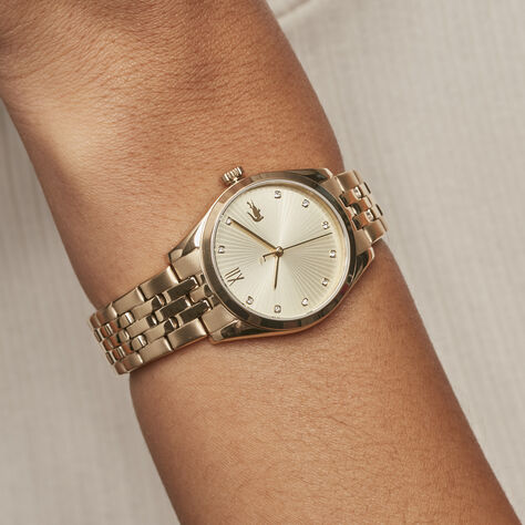 Montre Lacoste Tuilerie Doré - Montres classiques Femme | Marc Orian