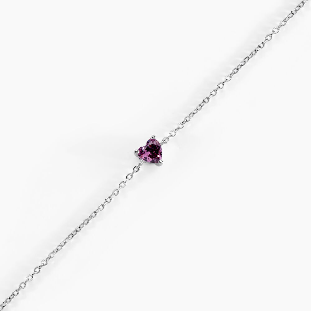 Bracelet Kelvyn Argent Blanc Oxyde De Zirconium - Bracelets chaînes Femme | Marc Orian