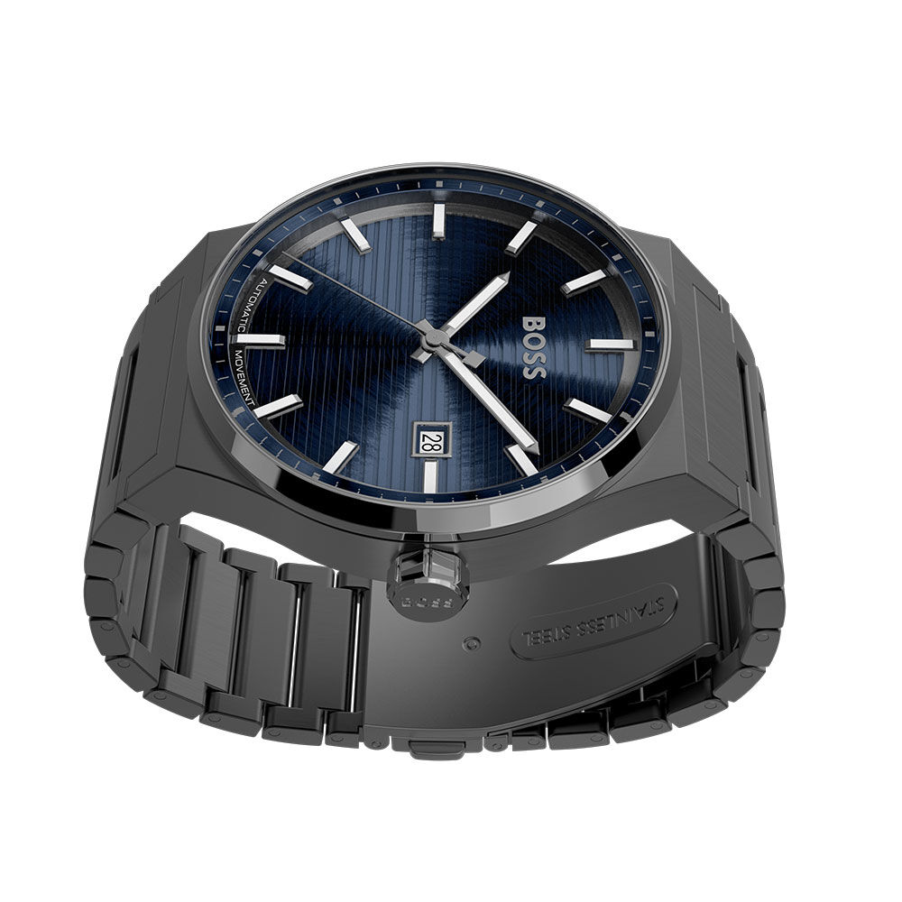 Montre Boss Candor Auto Bleu - Montres automatiques Homme | Marc Orian